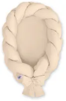 Gevlochten babynestje 2 in 1 - beige