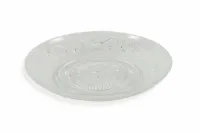 Glazen soepbord met reliefdecoratie - vaatwasmachinebestendig - Ø 21 cm