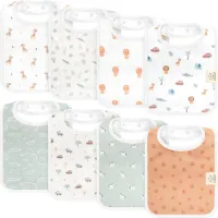 Goodivery ® Biologische slabbetjes voor jongens en meisjes, slabbetjes voor babyjongens, slabbetjes voor baby