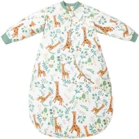 Goodivery® - Inbakeren - Heerlijk Dromen - Swaddle Doek - Lange Mouwen Biologisch katoen - voor Jongens en Meisjes - Giraffe/2,5 Tog, 75-90 cm - Multicolor