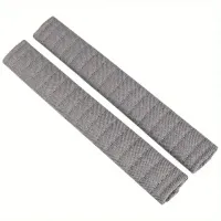 Gordelbeschermer Grijs Extra Lang 48 CM - Zachte Gordelhoezen 2 stuks - Gordelkussen - Kasey Products