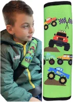 Gordelbeschermer - Monstertruck - 1 beschermer - Gordelhoes - Gordelkussen - voor baby