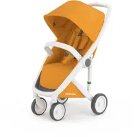 Greentom Classic White-Sunflower | duurzame lichtgewichte buggy