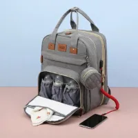 Grokos - Modieuze Opvouwbare Mamatas - Grote Capaciteit - Draagbaar - Moedertas met Dubbele Schouderriemen - Melkfles en Luieropslag - Babyaccessoires voor Moeders -Handtas voor Babyspullen
