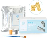 Handafdrukset , Handen Casting Kit , Handafdruk Set voor Koppels voor vele Gelegenheden, 3D Hand Molding Kit all-in-one Hand-Casting Kit met Alginaat en Gips,Doe-Het-Zelf / Babygeschenkset