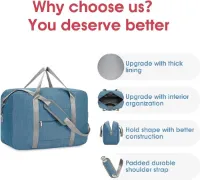 Handbagage tas Weekendtas zwemtas waterdichte Reistas plunjezak Fitnesstas Trainingstas dames voor op reis sportschool,