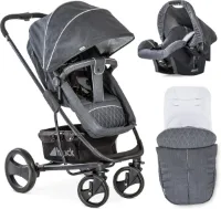 Hauck Pacific 4 Shop N Drive Kinderwagen - Melange Charcoal