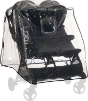 Hauck Pushchair Raincover Duo - regenhoes - Transparant