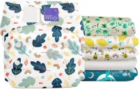 Herbruikbare All-in-One Luier Set - One Size, Stijlvolle en Zachte Luiers voor Baby