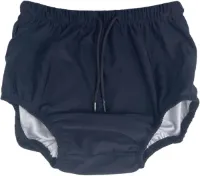 Herbruikbare zwemluiers voor volwassenen - Wasbare luiers voor incontinentiebescherming - Uniseks (S, blauw)