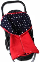 Hobea - Voetenzak - rood/navy