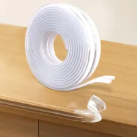 Hoekbeschermers baby - 2,0 meter - Tafelbeschermer - Verbeterd - Veiligheid Baby Kind & Peuter - Silicagel tootrand Bescherming Set - Hoekbeschermers tafel - Zelfklevend - transparant - vooraf aangebr