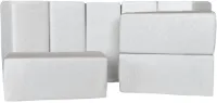 Hoeslaken - 40x80 cm - voor wieg - wit - set van 8 stuks