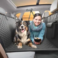 Hondendeken voor de Achterbank van de Auto – Waterdichte, Krasbestendige en Comfortabele Bescherming voor Honden