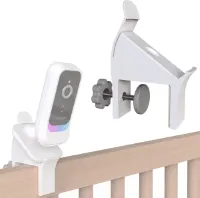 Houder geschikt voor Luvion Essential Connect - Babyfoonhouder - Voor bedrand van 10 tot 42mm - o.a. voor Ikea Sniglar