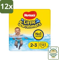 Huggies Little Swimmers maat 2-3 (3-8 kg) 12 stuks per verpakking - Voordeelverpakking - 12 stuks - Zwembroekjes - Babyzwemmen