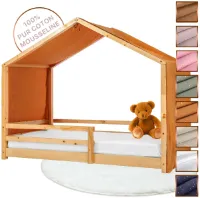 Huttenhemel voor Kinderbed - 100% Katoen - 402x97 cm - Diverse Kleuren