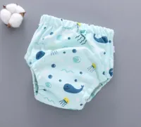 Hydrofiele luiers - wasbare luiers SeaLife 3 -6 kg - luierbroekje - dubbele antilek preventie - maat S 3 t/m 6 kg