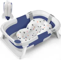 Ibenzoa® Opvouwbaar en Ruimtebesparend Babybadje voor Pasgeborenen – Geschikt voor 0-12 Maanden