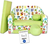Imperatoris - 3-in-1 Kinderbank met Slaapfunctie - Uitklapbaar Kindersofa - Kinderzetel - Kinderfauteuil - Slaapbank voor Peuters - Peuterstoeltje - Kinderbankje - Kindermeubels voor Speelgoed - 98 x 