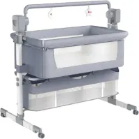 Intelligente elektrische Bluetooth-wieg met verstelbare hoogte en comfortabele matras