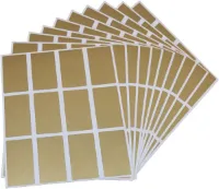 JGS Premium - Kraskaarten Set voor Zwangerschapsaankondiging - 120 stuks - Gouden Krasstickers - Zelf beschrijven - Oma en Opa Verassing