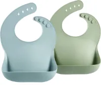 JGS ® Premium Siliconen Slabbetjes Set voor Baby