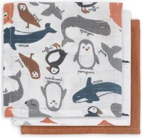 Jollein Monddoekjes hydrofiel - Polar - 3pack
