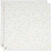 Jollein - Hydrofiele Doek Large - 115x115cm - Elephant Tales - 2 Stuks