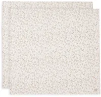 Jollein - Hydrofiele Doek Large 115x115cm - Inbakerdoek - Zacht Katoen - 2 Stuks - Bloomy