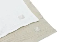 Jollein Hydrofiele Doek Large - 115x115cm - Olive Green/Ivory - 2pack