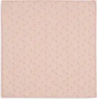 Jollein x Nijntje - Hydrofiele Doek Small 70x70cm - Inbakerdoek, Spuugdoekjes, Baby Doeken - Zacht Katoen - 3 Stuks - Miffy Silhouettes Wild Rose