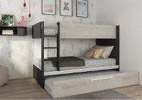 Jules Stapelbed met Slaaplade - Antraciet
