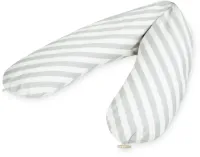 Julius Zöllner voedingskussen met knop, Organic Stripes