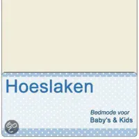 Katoen kinder hoeslaken - Ecru - Junior (70x150 cm)