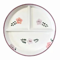 Keramische Verdeelde Dinerborden - Elegante Tafeldecoratie - Set van 4 - Premium Porselein