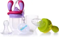 Kidsme - Food Feeder Starter Pack - Lime/Lavender