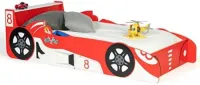 Kinderbed Auto Formule 1 Teddi 70 x 140 cm, rood