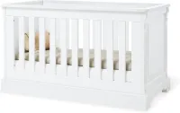Kinderbed Emilia - Wieg - Babybed - Om te bouwen tot Junior Bed - 151cm x 81cm x 88cm