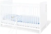 Kinderbedje Siena - Peuterbed - Ombouwbed - Veelzijdig ontwerp - 146 cm x 79 cm x 91 cm
