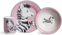 Kindergeschirr Happy Zoo Set van 3