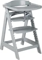 Kinderstoeltje voor Peuter - Kinderstoeltje Hout Peuter - Kinderstoeltje en Tafeltje - Kinderstoeltje voor Peuter Hout -Taupe/Mit Essbrett - 54D x 44,5B x 78,5H cm - 6,5 kg