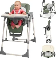 Kinderstoeltje voor Peuter - Kinderstoeltje en Tafeltje - Olijf - 10 Kg