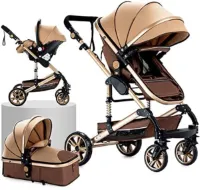Kinderwagen 3 in 1 - Babywagen 3 in 1 - Wandelwagen - Kinderwagen 3 in 1 Incl Autostoel