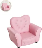 Kinderzetel - Bank- Stoel - Fauteuil - Sofa - Roze
