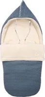 Koeka buggy voetenzak wafel/teddy Oslo bluestone One Size