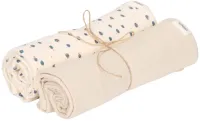 Koeka hydrofiel swaddle 2-pack Lugo off white/warm white 75x75