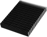 Koellichaam Aluminium 150 X 120 X 20 Mm / 591 X 472 X 079 Inch Passieve Koelers voor Printplaat en Chip (Zwart)