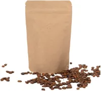 Koffie Stazakken Kraft 149x89x232mm | 225 gram | Met Ventiel - 100 st.