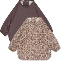 Konges Sløjd 2 Pack Dinner Bib / Slab - Met mouwen - Toulouse / Sparrow